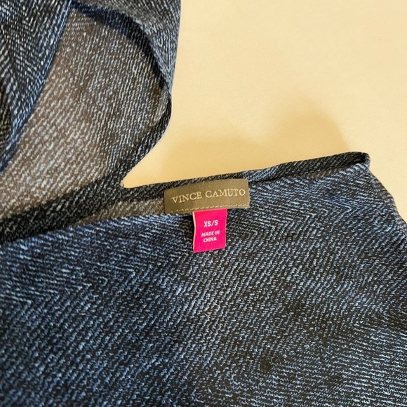 Vince Camuto Blue white poncho XS/S - Picture 6 of 9